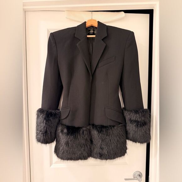 NWOT BRONX AND BANCO Emerson Black Blazer Dress - Picture 5 of 16